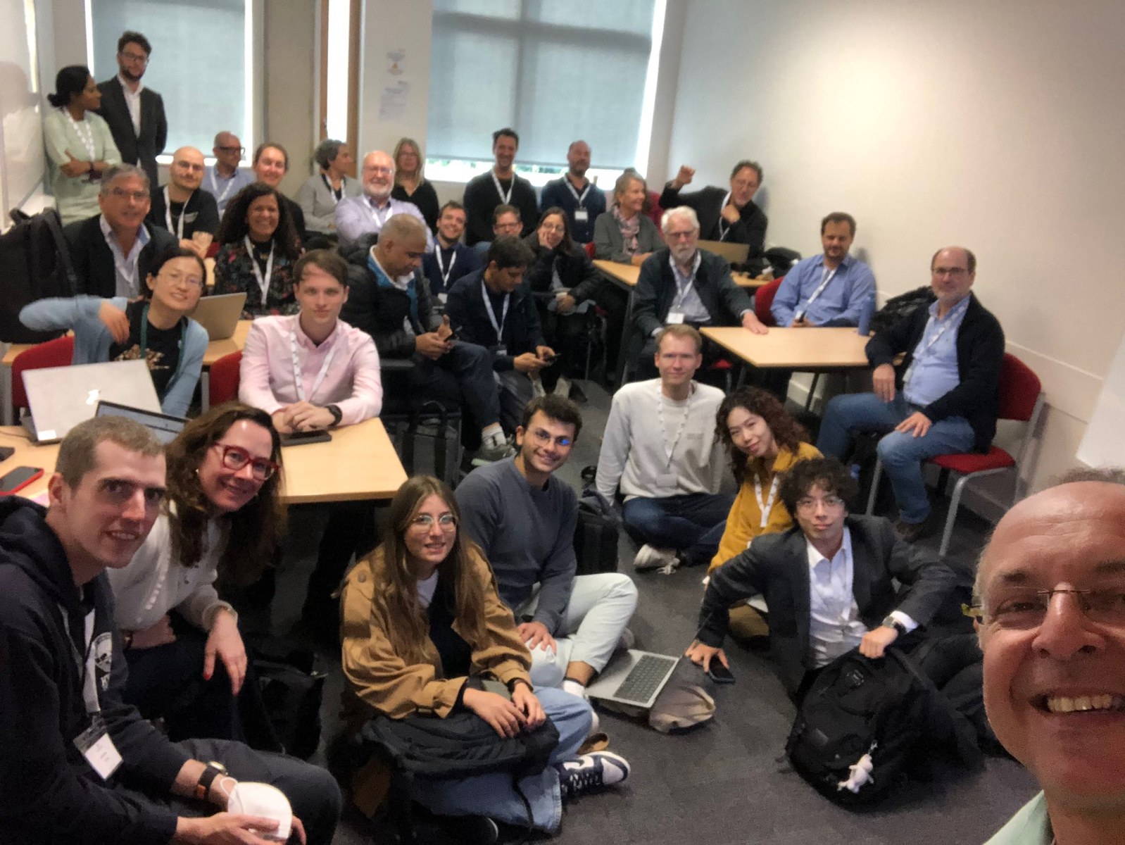 A group photograph at INTERACT 2023 in York.