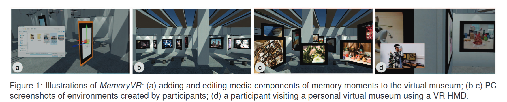 MemoryVR: Collecting and Sharing Memories in Personal Virtual Museums
