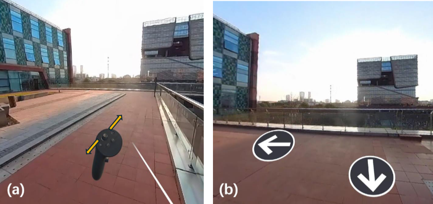 Vanti: A Novel Interaction Design for Immersive VR Walking Tours
